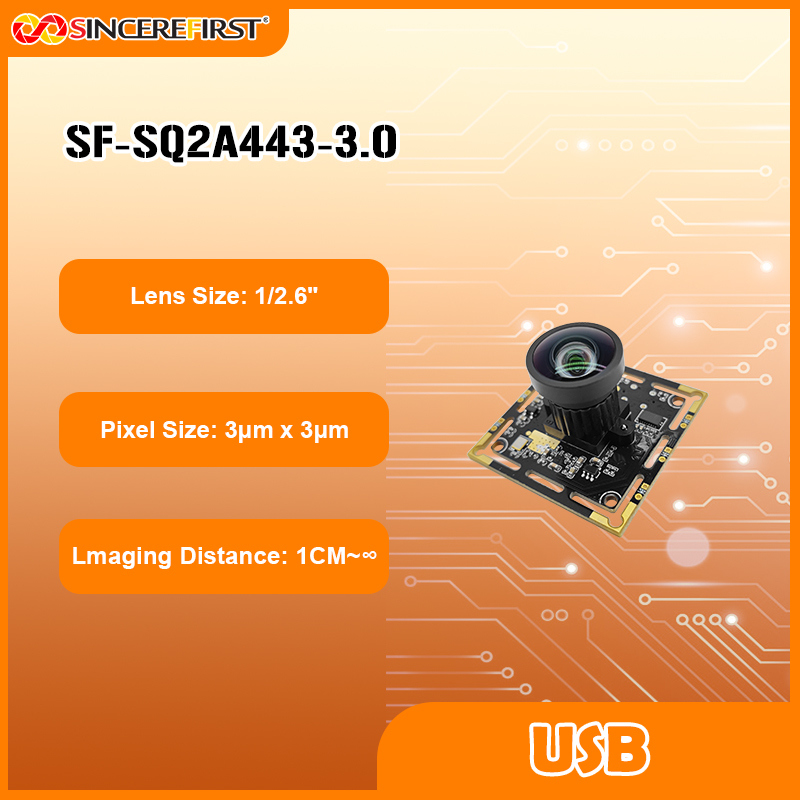 Global Shutter Global Exposure 2MP CMOS Sensor USB-C Camera Module